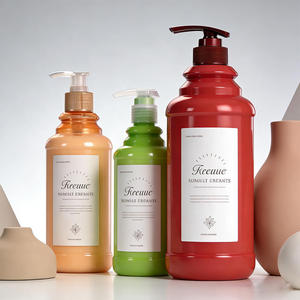 Factory Wholesale 300ml 500ml 1000ml PET Plastic Pump Bottle for Shampoo Conditioner Body Wash Shower Gel Custom Packaging - Product Image 5