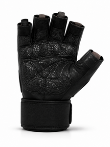 Custom Logo Unisex Leather Fitness Gloves <b>Half</b> Finger Weight Lifting Non <b>Slip</b> Breathable Gym Training Body Building Protect Hand - Product Image 3
