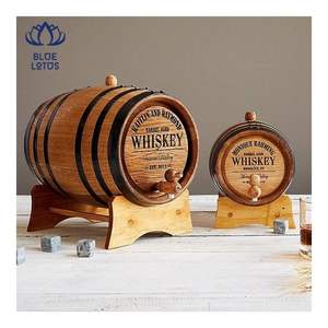 Très demandé : Baril à vin en bois traditionnel, conteneur de stockage en bois pour l'âge du vin et usage décoratif vintage - Product Image 5
