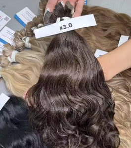 Nouveau produit extensions de cheveux ondulés naturels en plusieurs couleurs 100% cheveux humains vietnamiens disponibles en stock - Product Image 3