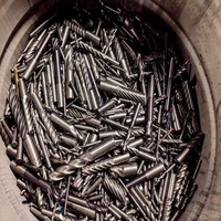 Accessoires de recyclage de rebuts de carbure de tungstène de qualité supérieure, grade HMS, haute pureté 99,95%, forme ASH propre, MOQ 500 KG à l'origine