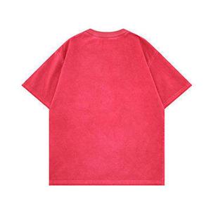 T-shirt Homme Oversize Col Rond Manches Courtes Épaules Tombantes Personnalisé Confortable Entraînement Décontracté Écologique 100% Coton Délavé à l'Acide 220g - Product Image 6