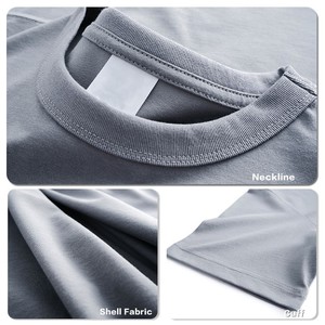 Camiseta Lisa para Hombre, de Alta Calidad, Informal, de Algodón, Cuello Redondo, Sensación Suave y Cómoda, Mercado de Ropa de EE. UU. - Product Image 5