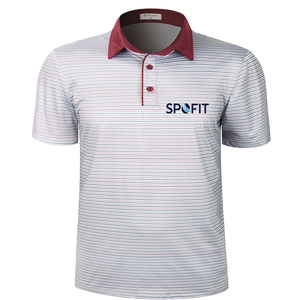 เสื้อกอล์ฟแขนสั้นผู้ชาย SPOFIT ระบายอากาศได้ดี แห้งเร็ว ผ้าถัก พิมพ์ลายดิจิตอลทั่วตัว แบบซับลิเมชั่น - Product Image 3