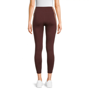 Leggings tricotés mi-taille pour femmes, personnalisables avec logo, sans couture, respirants, pour le fitness, la gym et le yoga, collection été – Qualité supérieure, prix de gros - Product Image 5