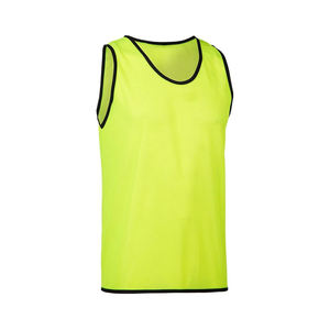 Chaleco de Entrenamiento de Fútbol de Marca Privada, 100% Poliéster, Ligero, Transpirable, de Malla, de Secado Rápido, Antibacteriano, Sin Mangas, Unisex - Product Image 1