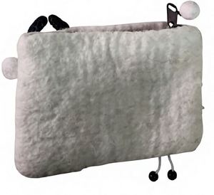 Porte-monnaie NCG mignon au design paysager en feutre non tissé, mini fermeture éclair, fait main, doux, style dessin animé, doublure en coton pour filles - Product Image 2