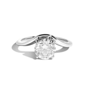 Luxury Engagement <b>Ring</b> 14K Solid Gold Pear Cut Diamond IGI Certified Brilliant-Eye Design for <b>Wedding</b> Anniversary Gift - Product Image 1