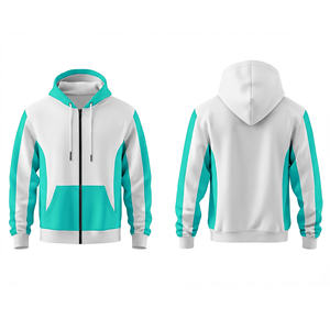 Sudadera con Capucha Personalizada con Cierre Completo para Equipos, Clubes y Empresas, Ropa Premium para Hombres, Mujeres y Jóvenes, Chaqueta Deportiva con Capucha para Entrenamiento - Product Image 3