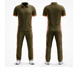 Wholesale Sublimation <b>Cricket</b> Uniform for Training & Matches | Men Women Youth <b>Cricket</b> Wears Polo Shirt and Trouser Full Team - Product Image 4