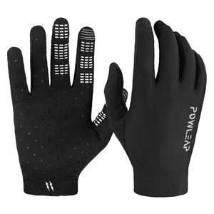 Gants de motocross unisexes à doigts tactiles, paume entièrement perforée avec motif antidérapant en silicone, gants de performance durables pour VTT - Product Image 2