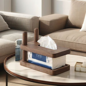 Soporte de pañuelos de madera Soporte de pañuelos de lujo - Product Image 3