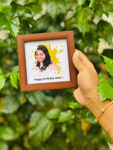 กรอบรูปไม้ทำมือ กรอบรูปไม้ธรรมชาติสำหรับตกแต่งโต๊ะ ผนังบ้าน สำนักงาน ห้องนอน ห้องนั่งเล่น - Product Image 3