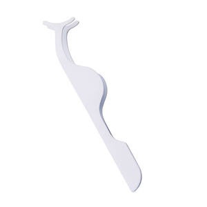 Pinzas Curvas de Acero Inoxidable para Cejas, Reutilizables, Diseño Moderno para un Aseo Preciso - Product Image 1
