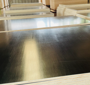 Manufacturer Direct Sale A2 Double Face Melamine <b>Shuttering</b> Plywood Long-Lasting 10x Reusable Rubber Core 12-21mm E1 Warehouse - Product Image 4