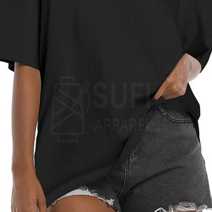 Best Quality Women Casual Plus Size Oversize T-<b>Shirt</b> Custom Design Breathable Quick Dry 100% Cotton Factory Direct Sale - Product Image 6