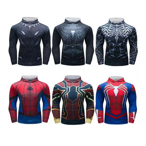 Men's <b>Spiderman</b> Hoodie Full Sleeve Printed Casual Sweatshirt Red Blue Design Breathable Knitted Fit Spring Wear - Product Image 6