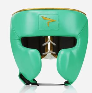 Casco de Boxeo de Cuero de la Mejor Calidad 2026, Doble Visera, Cierre de Gancho y Bucle, Estilo Deportivo, para Muay Thai, MMA, Sparring, Protección - Product Image 5