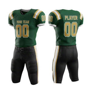 Uniforme de Fútbol Americano Sublimado al por Mayor de Alta Calidad, Unisex, Transpirable, Cosido, Jersey Personalizado con Bordado - Product Image 4