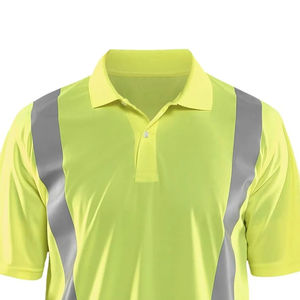 Camisa de Seguridad Reflectante de Nuevo Estilo Polo, Menos Transpirable que el Algodón, Puede Retener Olores con el Pasar del Tiempo, Menos Ecológica - Product Image 5