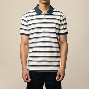 Chemises polo pour hommes personnalisées, vêtements décontractés, vente chaude, couleur unie, respirantes, nouveau design - Product Image 1