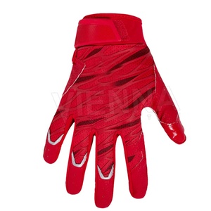 Guantes de Fútbol Americano de Piel Ligera de Alta Calidad, Diseño Personalizado, Cómodos, Antideslizantes para Exteriores, para Adultos - Product Image 3