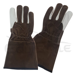 Gants de soudage en gros, gants de travail en cuir anti-coupure, protection industrielle, personnalisation OEM, protection des mains, gants robustes - Product Image 4