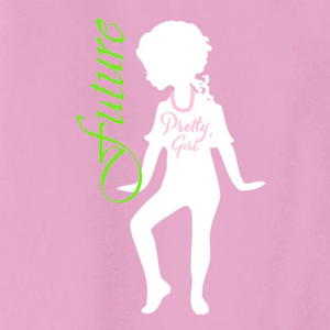 Camiseta Pink Future Pretty Girl AKA para jóvenes, de algodón, manga corta, cuello redondo, gráfico, informal, suave y cómoda para niños - Product Image 5