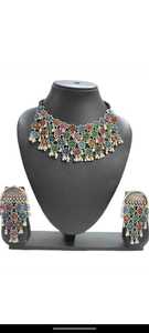 Ensemble de bijoux floraux oxydés vintage - Product Image 4