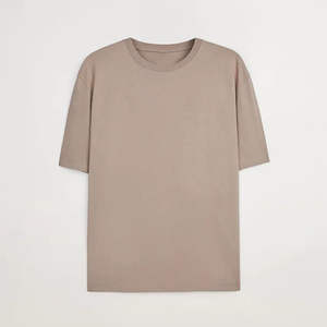 Camiseta de Hombros Caídos, Corte Holgado, Tela Suave, Sensación Cómoda para Uso Casual, Estilo Urbano, Atuendo Diario y Fácil de Combinar - Product Image 4