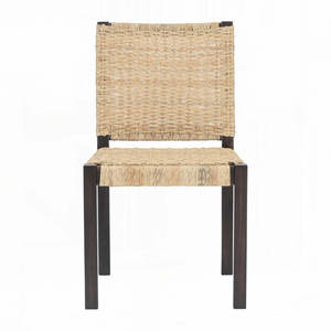 ชุดเก้าอี้รับประทานอาหารหวายไม้เนื้อแข็ง2ชิ้นเฟอร์นิเจอร์ลานที่ทันสมัย - Product Image 4