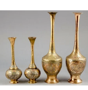 Florero de latón de diseño antiguo decoración del hogar acabado decoración interior de lujo para el hogar precio de fábrica Material de alta calidad - Product Image 1