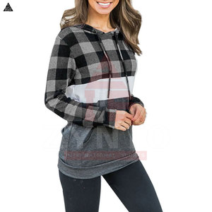 Sudadera con Capucha Gráfica Azul Marino para Mujer, Básica, Mezcla de Algodón, Buen Material, Personalizada, Precio Económico, Mejor Material, Servicio OEM - Product Image 5