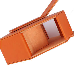 Organizador de Dados Plegable Hexagonal Personalizado, Bandeja de Almacenamiento de Cuero PU y Terciopelo Ecológico de Alta Calidad para Juegos de Rol DND - Product Image 5