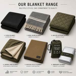 Feenix Large Wool Camping <b>Blanket</b> Waterproof Windproof Flame Retardant Great for Outdoor <b>Picnics</b> & Hiking Safety & Survival Gear - Product Image 6