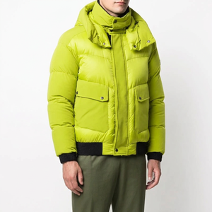 Chaqueta Bomber con Cuello Alto de Último Diseño, Chaqueta de Plumón Personalizada para Hombre, Abrigo Grueso y Cálido para Invierno, Ropa de Abrigo para Exteriores - Product Image 6