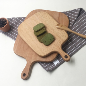 Planche à découper en bois de hêtre, simple, pour la cuisine, la pâtisserie, accessoires de cuisine pour enfants - Product Image 2