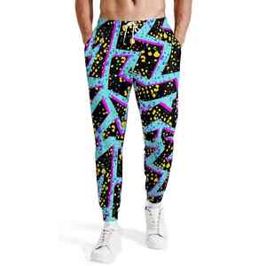 Pantalones Joggers Casuales de Lona con Cintura Alta y Diseño Gráfico Personalizado para Hombre, Sublimados, al por Mayor, con Etiqueta Privada - Product Image 1