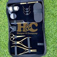 Nouveautés HOOPER COMPANY : Kit d'outils en acier pour extensions capillaires, Pince à bandes, Pince à boucles durable, Perles et Peigne pour usage commercial