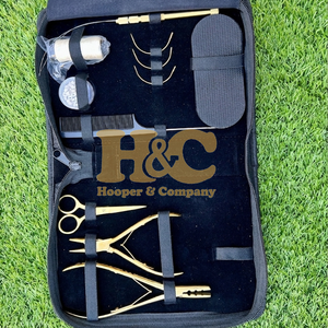 New Arrivals Hair Extension Tool <b>Kit</b> Tape Plier Sustainable Loop Hair Clip <b>Beads</b> Comb Hair <b>Kit</b> Black Hair Extension <b>Kit</b> - Product Image 6