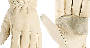 Guantes de Seguridad HOLY SIGNS INTERNATIONAL EN420, Cuero de Oveja Flexible, Transpirables y Cómodos, con Puño de Seguridad - Product Image 4