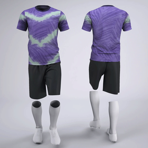 ชุดฟุตบอลแบบกำหนดเอง เสื้อฟุตบอล ชุดฟุตบอลแบบซับลิเมชั่น ชุดฟุตบอลแห้งเร็ว - Product Image 3