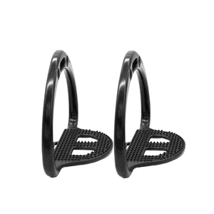 Étriers de cheval classiques en métal, construction robuste, repose-pieds antidérapants, soutien confortable pour la pratique équestre, équipement équestre - Product Image 5