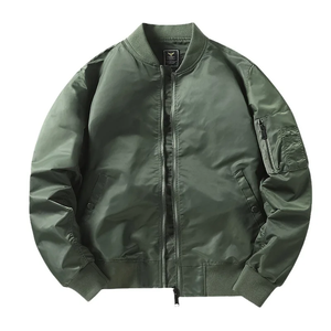 Chaqueta bomber para hombre MA-1 chaqueta exterior Casual Otoño Invierno chaqueta y abrigos prendas de vestir hechas en Bangladesh - Product Image 5