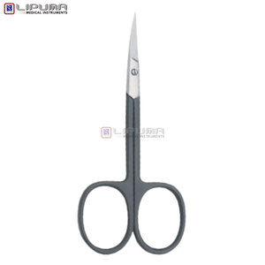 Ciseaux de manucure LIPUMA Precision Elite pour droitiers, manche long rose, acier inoxydable, lames courbées ultra-affûtées, durables - Product Image 6