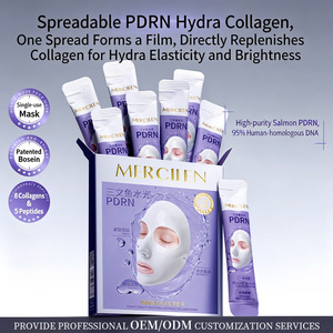 Mascarilla de Colágeno MERCILEN PDRN, Hidrata Profundamente, Repone el Colágeno, Hidratante, Reafirmante, Mejora la Piel Seca y Áspera, Mascarilla <span class=keywords><strong>Facial</strong></span> Desprendible - Product Image 2