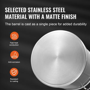 Pentola Professionale in Acciaio Inox da 42 Quarti, Grande Pentola per Cucinare con Coperchio e Manico, Pentola per Salse con Cestello, Utensili da Cucina - Product Image 3