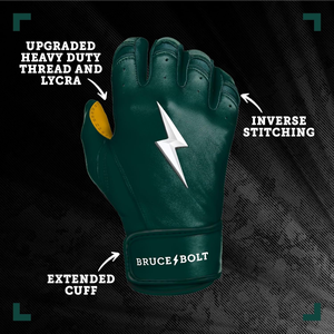 Gants de frappeur de baseball en cuir personnalisés pour la main gauche avec fermeture auto-agrippante, durables, respirants, tailles et couleurs personnalisables - Product Image 3