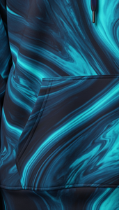 เสื้อฮู้ดดี้ทรงโอเวอร์ไซส์สไตล์ลำลองเท่ๆ สำหรับทุกเพศ พิมพ์ลายแบบซับลิเมชั่นเต็มตัว เหมาะสำหรับคอลเลคชั่นสตรีทแวร์แนวเมือง - Product Image 6