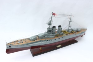 GIA NHIEN CO.LTD โมเดล HMS WARSPITE ของตกแต่งบ้านไม้สไตล์คลาสสิก งานแฮนด์เมด พร้อมตั้งโชว์ งานแกะสลัก ของสะสม - Product Image 5